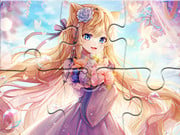 Play Jigsaw Puzzle: Cat-girl Game on FOG.COM